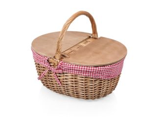 Country Basket - Red & Black Buffalo Plaid Pattern