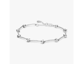 Sparkling Pav Bars Bracelet Size 18