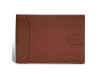 Onyx Leather Bi-Fold Clip Wallet Size 4.5"x3.25"