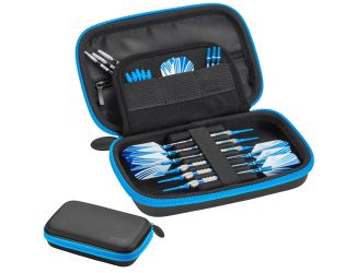 Casemaster Sentinel Dart Case with Blue Zipper