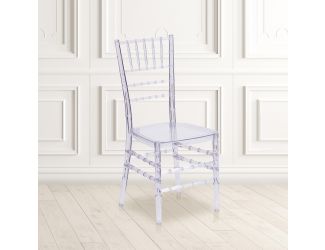 Crystal Ice Stacking Chiavari Chair - Event Seating - Stack Chairs