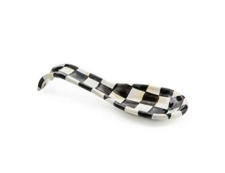 Sterling Check Spoon Rest