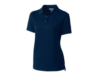 Womens Advantage Tri-Blend Pique Polo-Black-LG
