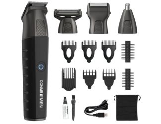 Conair Men Showerproof Total Body All-in-One 16pc Manscaping Trimmer