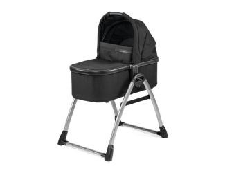 Bassinet with Home Stand True Black
