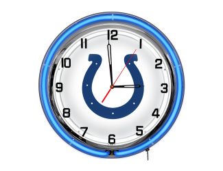 Indianapolis Colts 18" Neon Clock