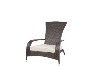 Coconino Wicker Adirondack Chair Mocha