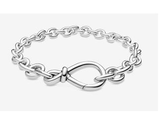 Chunky Infinity Knot Bracelet Size 7.9