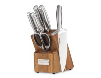 7pc Stainless Steel Essentials Cutlery Block Set