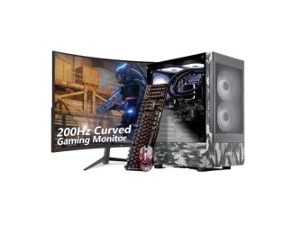 Ghost 1479 Gaming Tower w/ 27" Gaming Monitor
