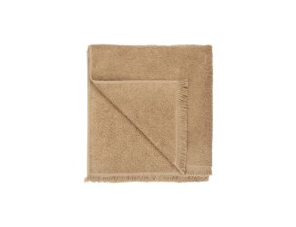 FRINO Fringed Organic Cotton Terry Bath Towel