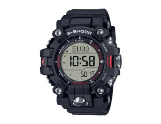 Men's Mudman Triple Sensor Black & Red Bio-Based Resin Watch