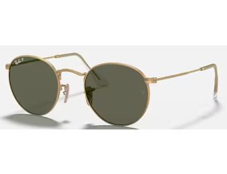 Ray-Ban Round Flash Men's Non-Polar Sunglasses Size 53