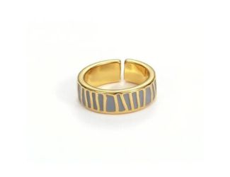 Minimalist Channel Ring - Gray