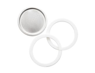 Parts and Accessories: Milano Stella 8 cup 2 seals + filter set