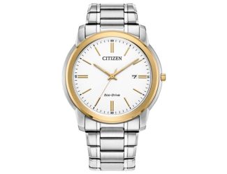 Men's Corporate Exclusive, Two-tone Bracelet with White dial