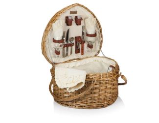 Heart Basket - Antique White
