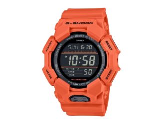 Mens GD010 Large LED Digital Watch Orange