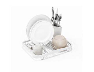 Sinkin Dish Rack  Wht/Nkl