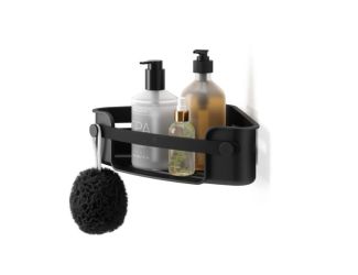 Flex Adhesive Corner Bin Black