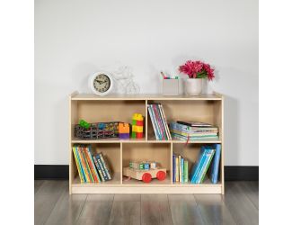 Wooden 5 Section School Classroom Storage Cabinet for Commercial or Home Use