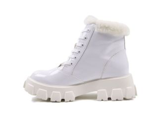 Womens Sadie Boot-White-11