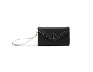 CLARRA Envelope Wristlet - Black/White