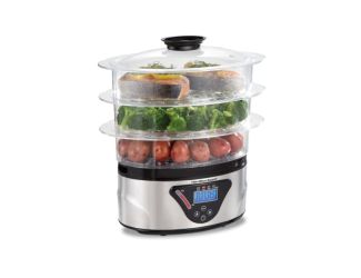 3-Tier Digital Food Steamer/Rice Cooker