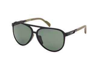 Unisex Aviator Sunglasses-Matte Black