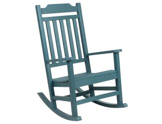 Winston Rocking Chair: Teal