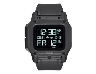 Mens Regulus All Black Digital Watch