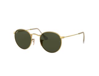 Round Metal Sunglasses - Gold/Green