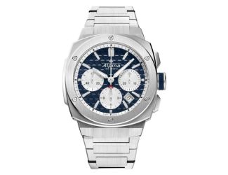 Alpiner Extreme Chronograph Automatic Stainless Steel Watch Navy Dial
