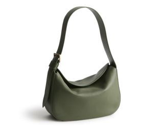 Tifton Shoulder Bag-Bronze Green-Leather