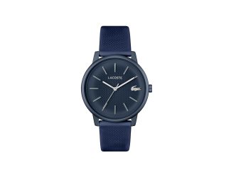 Lacoste L.12.12 Move Gents. Aluminum Navy Case. Navy Silicone Strap. Navy Dial.