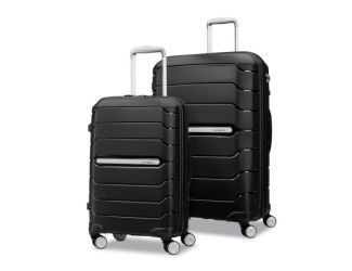 Freeform 2pc Hardside Spinner Set Black