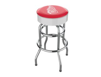 Detroit Red Wings Chrome Bar Stool