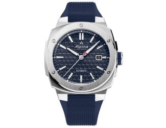Men's Alpiner Extreme Automatic Navy Rubber Strap Watch Navy Dial