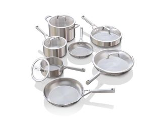 EverClad Stainless Steel Cookware 12-Piece Set