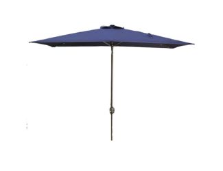 IF Collection -  7.5-Foot x 7.5-Foot Patio Umbrella w/Tilt & Crank - Navy