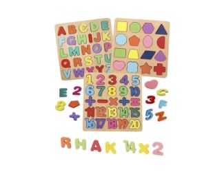 Wooden Montessori Learning Puzzles