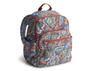 Bancroft Backpack - Flowers + Feathers - Cotton Gabardine