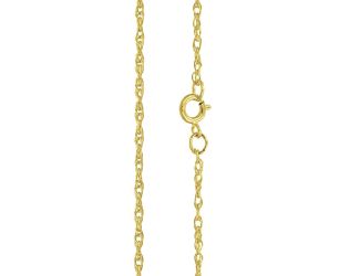 PARIKHS 18" Rope Chain Necklace (9R) in 14K Yellow gold.