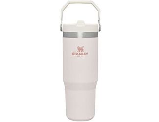 Stanley The IceFlow Flip Straw Tumbler 30 oz, Rose Quartz