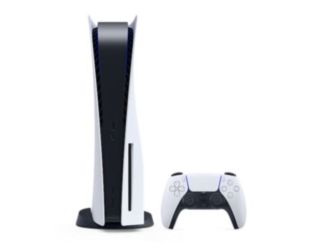 PS5 Slim Disc Gaming Console Bundle w/ 2 Remotes