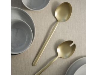 STELLA Salad Servers - PVD Coated Stainless Steel