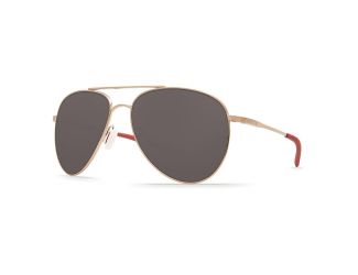 Cook Polarized Sunglasses - Rose Gold/Gray