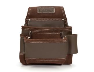 7 Pocket Leather Contractor's Tool Pouch