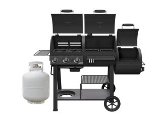 Oklahoma Joe's Longhorn Charcoal/Gas/Smoker Combo with Tank