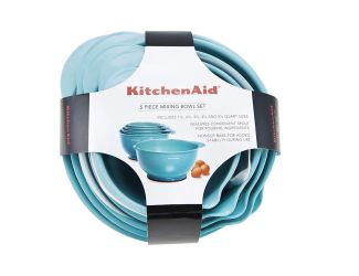 5-Piece Mixing Bowl Set - Aqua
